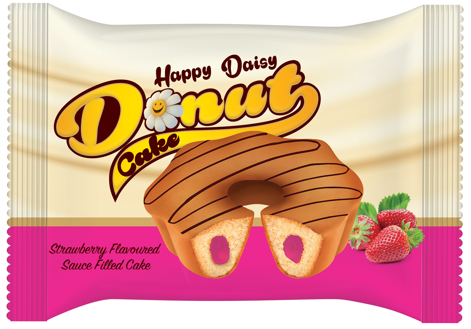 Happy Daisy Donut Cake 